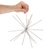 Prodotto Stella polare decorativa a LED, luce bianca calda, con timer, per esterni, 29 cm