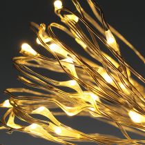 Prodotto Micro catena luminosa LED esterno/interno 120 bianco caldo