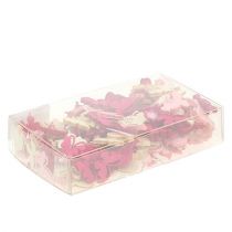 Prodotto Mini decorazione sprinkles primaverili 2cm rosa assortiti 144 pz