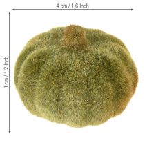Prodotto Mini decorazione di zucca floccata 6 colori Ø4cm 24 pezzi