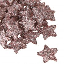 Prodotto Mini decorazione sparsa stelle decorazione rosa mica 1,5 cm 144 pz