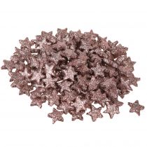 Prodotto Mini decorazione sparsa stelle decorazione rosa mica 1,5 cm 144 pz