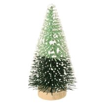 Prodotto Mini albero di Natale artificiale con neve Ø5cm H10cm 6 pezzi