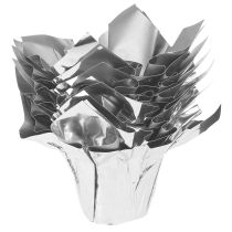 Prodotto Confezione regalo mini fioriera in argento Ø4,5 cm A7 cm 8 pz