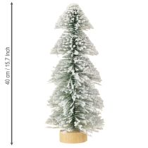 Prodotto Mini albero di Natale a LED abete natalizio innevato 40cm