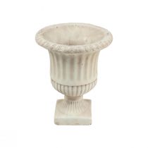 Prodotto Mini vaso per piante tazza vaso da fiori decorativo in cemento antico H16,5 cm