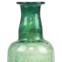 Prodotto Mini vaso vaso bottiglia di vetro vaso da fiori verde Ø6cm H17cm