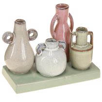 Prodotto Set di mini vasi in ceramica per la decorazione della casa, 14 cm