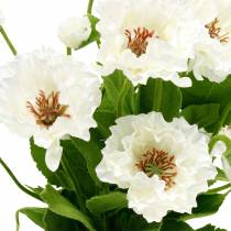Prodotto Papavero in una pentola fiori di seta bianca decorazione floreale