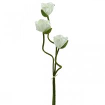 Prodotto Fiore artificiale papavero artificiale rosa mais bianco L55/60/70 cm Set di 3