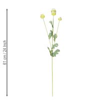 Prodotto Mazzo di papaveri artificiali decorativi, fiori realistici per accessori per la casa, 61 cm, 3 pezzi