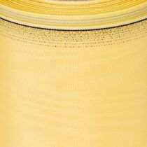 Prodotto Nastro per ghirlanda in moiré, giallo con bordo dorato, 125 mm x 25 m - Nastro da lutto di alta qualità, nastro decorativo, nastro per fiocchi