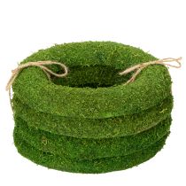 Prodotto Ghirlanda di muschio come base versatile per idee creative di fiori e decorazioni, 20 cm, 4 pezzi