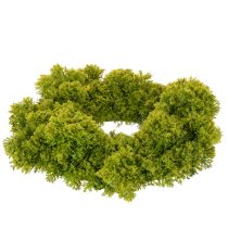 Prodotto Ghirlanda di muschio artificiale, decorativa per tavolo o porta, 28 cm