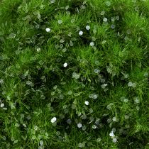 Palla Moss con mica Ø9cm spazzola verde