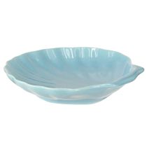Prodotto Piatto conchiglia ciotola marittima ceramica blu bianco 14cm 3pz