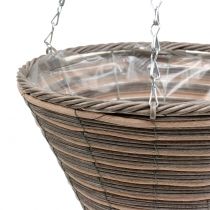 Cestino cono di luce borsa natura Ø30cm H36cm