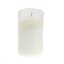 Ricarica candela per luce tombale bianca H10cm 10pz