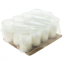 Prodotto Ricarica candela per luce tombale bianca H10cm 12 pz