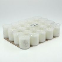 Ricarica candela per luce tombale bianca H5.8cm 20 pezzi