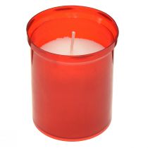 Prodotto Candele di ricarica per luci gravi rosse H6,5 cm 22 ore 15 pezzi