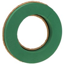 Prodotto Base per ghirlanda floreale in schiuma bagnata in cartone Ø25cm 2 pezzi