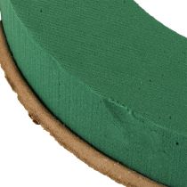Prodotto Base per ghirlanda floreale in schiuma bagnata in cartone Ø25cm 2 pezzi