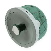 Schiuma floreale per composizione urna con supporto grande Ø10,5cm 3pz