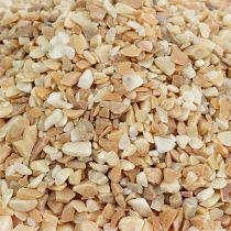 Pietre naturali 5mm - 8mm naturale/crema 2kg