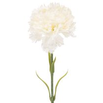 Prodotto Garofano artificiale con stelo per bouquet e ghirlande, 56 cm, 8 pezzi