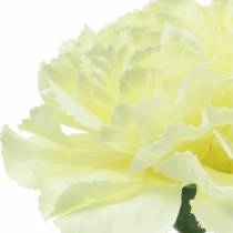 Prodotto Fiore di garofano bianco Ø9 cm 12 pezzi