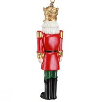 Prodotto Decorazioni natalizie con ciondolo Schiaccianoci, set da 4 pezzi, rosso, verde e oro, 10 cm