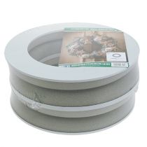 Prodotto Ghirlanda ad anelli floreali in schiuma H4cm Ø30cm 4 pz