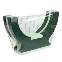 Prodotto Urna in schiuma floreale a mezzo anello, gioiello da lutto H29cm Ø47cm 1 pz