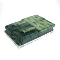 Prodotto Base componibile in schiuma floreale verde mattone, metallo, legno, 4 pezzi