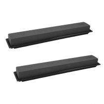 Prodotto Materiale plug-in decorazione da tavola floreale in schiuma nera 48 cm 4 pz