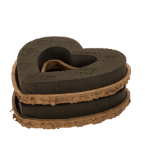 Prodotto Spugna floreale a forma di cuore OASIS® Renewal® Spugna floreale Biolit® 27 cm 2 pezzi