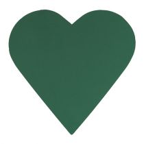 Cuore di schiuma floreale verde floreale 46 cm x 45 cm 2 pezzi