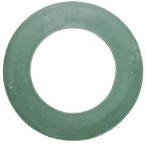 Prodotto Anello in schiuma floreale corona verde plug-in massa Ø42cm 2 pz