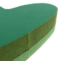 Prodotto Cuore di schiuma floreale verde 24 cm x 25 cm 2 pezzi