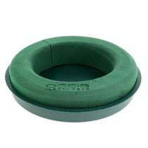 Plug-in compound ring plug-in foam con guscio verde Ø30cm H4,5cm 2 pezzi