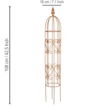 Prodotto Traliccio da giardino, supporto per piante rampicanti come rose e altre piante, ideale per il design del giardino, 108 cm, set da 2.