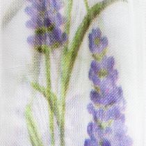 Prodotto Nastro in organza, nastro in chiffon, nastro decorativo, lavanda, 40 mm, 20 m