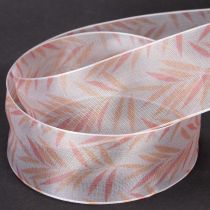 Prodotto Nastro in organza, nastro in chiffon, arancione giungla, 40 mm, 15 m
