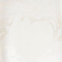 Prodotto Nastro in organza color crema, decorativo con cuoricini, largo 40 mm, lungo 15 m.