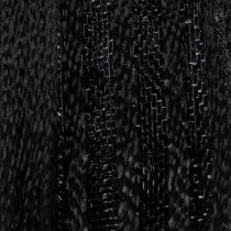 Prodotto Nastro in organza a righe, nastro regalo, nero, largo 15 mm, lungo 20 m.