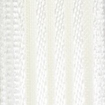 Prodotto Nastro in organza a righe, nastro regalo, bianco, 15 mm, 20 m