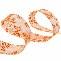Farfalle in nastro di organza 25mm Nastro regalo arancione in nastro decorativo 20m