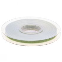 Prodotto Nastro di organza verde nastro regalo cimosa verde lime 6 mm 50 m