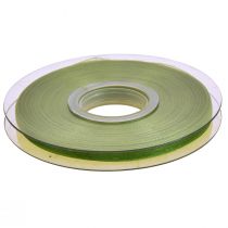 Prodotto Nastro in organza nastro regalo verde bordo intrecciato verde oliva 6mm 50m